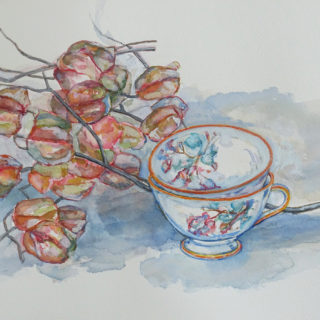 Tea Cups with Seed Pods 2020
